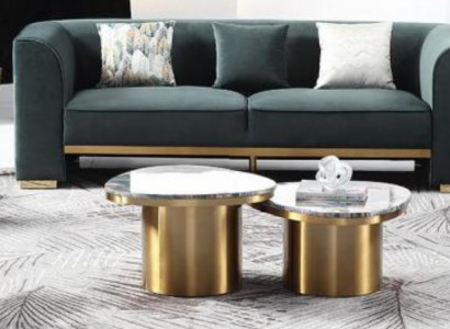 Sofagarnitur 321 Sitzer Set 2x Beistelltisch 2x Couchtisch Luxus Möbel 7tlg. Neu